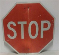 Aluminum stop sign