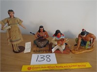 3 Wild West Series American Heritage Figurines 1