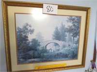 Large Framed Print by Windberg  - Stone Bridge