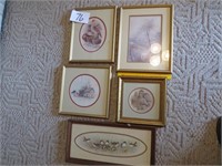 5 Pc. Framed Artwork Collection - Some Indian,