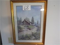 Fred Thrasher "Mountain Mist" Print Signed &