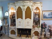 Large Ornate Entertainment Center/Liquor Cabinet
