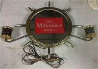 Old Milwaukee lighted beer sign