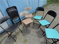 8 FOLDOUT PORTABLE EVENT CHAIRS