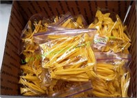Bag of Yellow Hair Clips