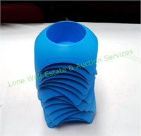Blue Turtleback Plastic Cup Holders