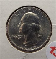 1946-S Washington Silver Quarter.