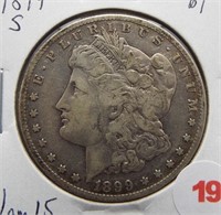 1899-S Morgan Silver Dollar.