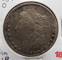 1889-O Morgan Silver Dollar.