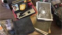 Group of antique photo items, Kodak instamatic 60