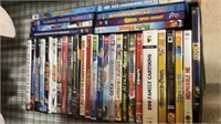 Box lot of about 35 movie dvds , all different