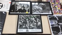 Three framed movie card photos including Day of