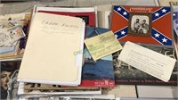 Large group of military papers, magazines and