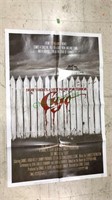 1983 Cujo, Stephen King's novel movie poster, And