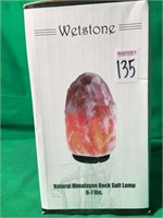 WETSTONE NATURAL HIMALAYAN ROCK SALT LAMP