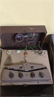 Vintage Ampro reel to reel tape recorder with