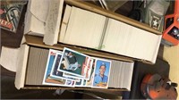 Three boxes of baseball cards, 1983 Fleer team