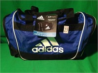 ADIDAS DEFENDER 2 SMALL DUFFEL BAG (BLUE AND BLACK