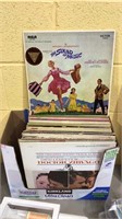 Box lot of about 38 record albums, including the