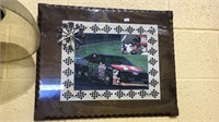 NASCAR number 28 ford car photo on board wall