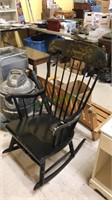 Tell city stenciled Windsor rocking chair