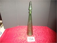 Green Decanter - Approx. 23" Tall