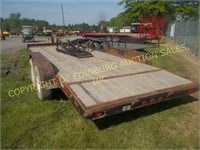18' T/A FLATBED UTILITY TRAILER W/ 2' DOVETAIL & F