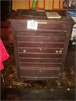 National Cash Register Cabinet with Working