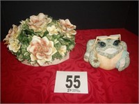 Frog & Flowers - Ceramics