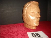 Clay Handmade Head Sculpture