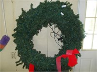 Two large wreathes.