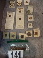 Large Asst of Collectors Coins (Wheat Pennies,