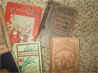 Lot of Vintage Schoolbooks, and misc.