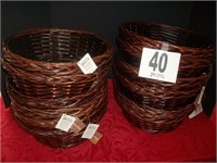 Handcrafted Burton & Burton Baskets - 10 Each -