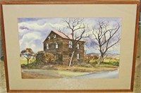 "Old Abandoned House" Watercolor James Waldron