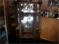 China Cabinet (Glass Panel on Side is Cracked)