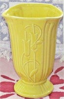 Shawnee Yellow Gloss Glaze Vase