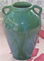Zanesville Pottery Handled Oil Jar