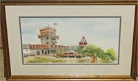 Tower Hotel Watercolor H. Elizabeth Seidel