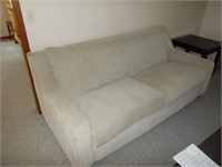 Sofa, 82 inches long.