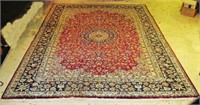 Vintage Hand Woven Oriental Room Size Carpet