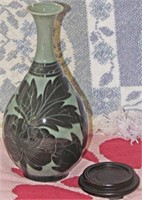 Korean Black Slip Celadon Vase