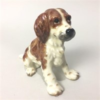 Fine China Spaniel Dog Figurine 4"