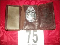 Deputy Sheriff Badge in Leather Wallet - Franklin