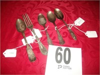 Silver Spoon & Fork, (1) King George VI, Queen