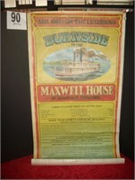 Old Reproduction Poster Maxwell House Excursion