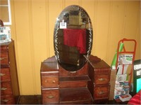 Vintage Dresser with Mirror (Matches 103)