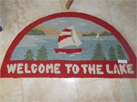 Welcome to The Lake rug.