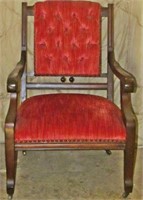 Antique Upholstered Armchair c. 1910