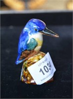 Grace Seccombe figurine - Kingfisher seated